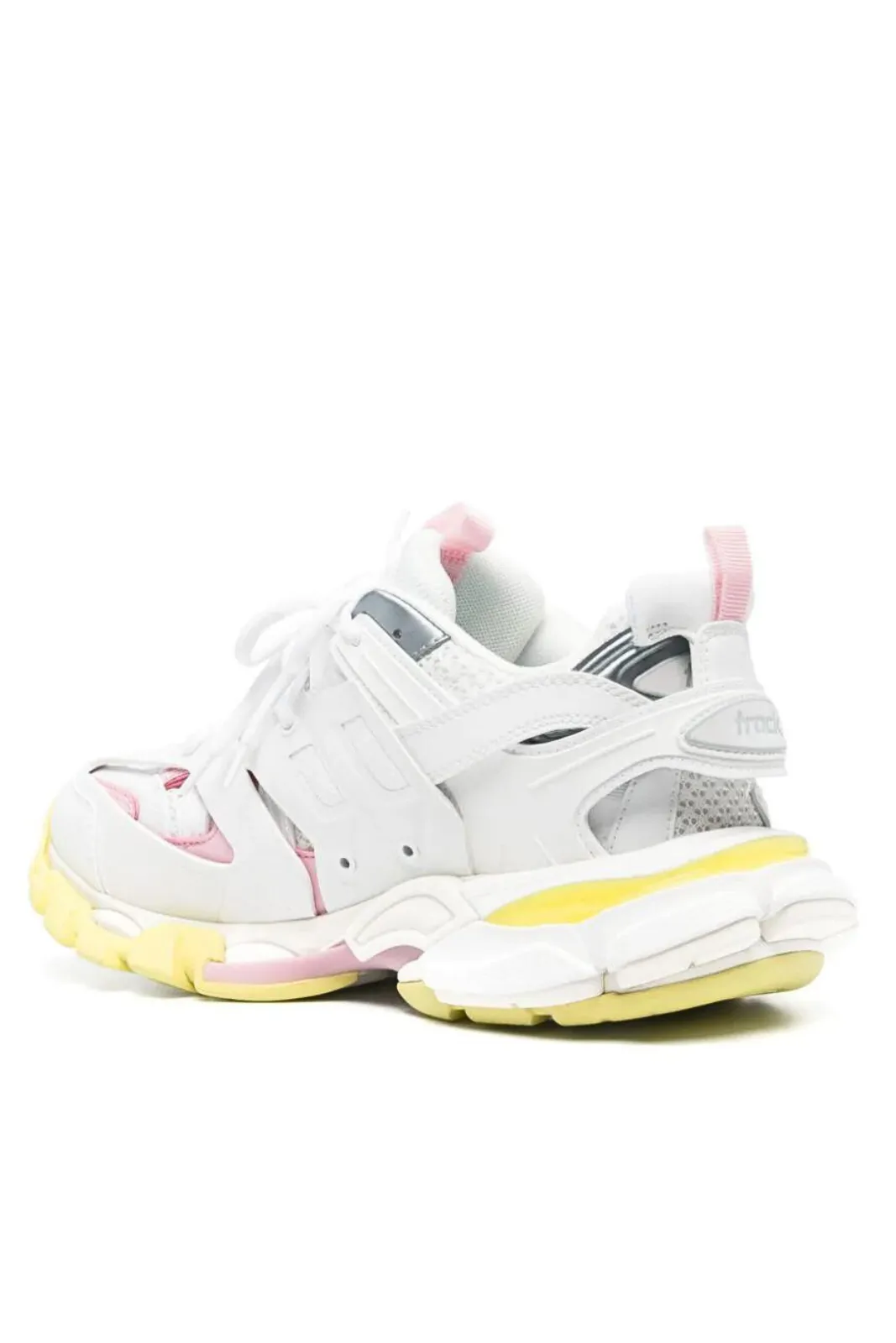 Balenciaga Track Panelled Chunky Trainers In White