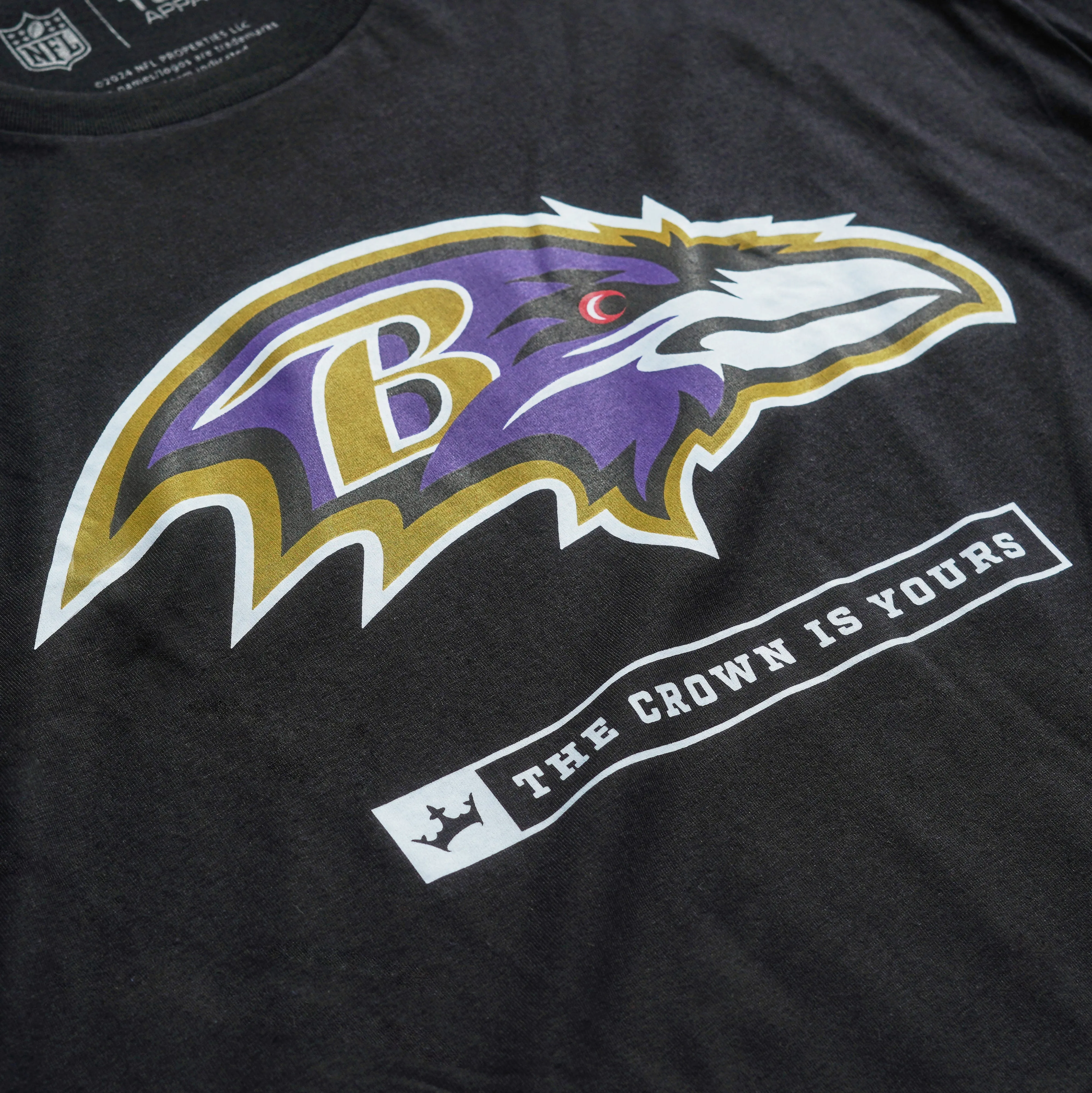 Baltimore Ravens Crown Men's Short Sleeve T-Shirt