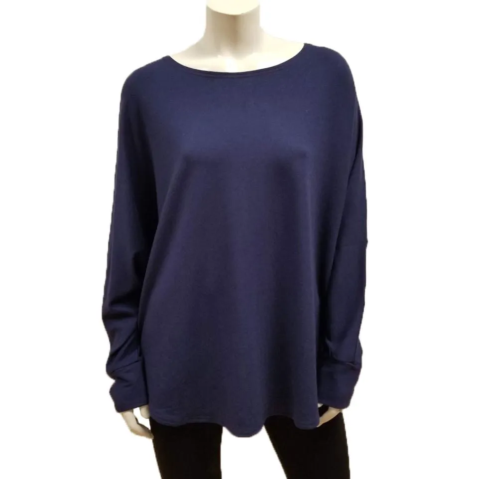 Bamboo Shirttail Sweatshirt