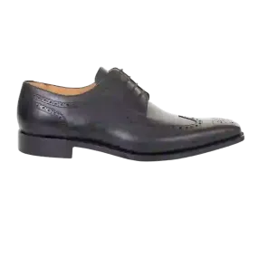 Barker Larry Brogue Shoes in Black