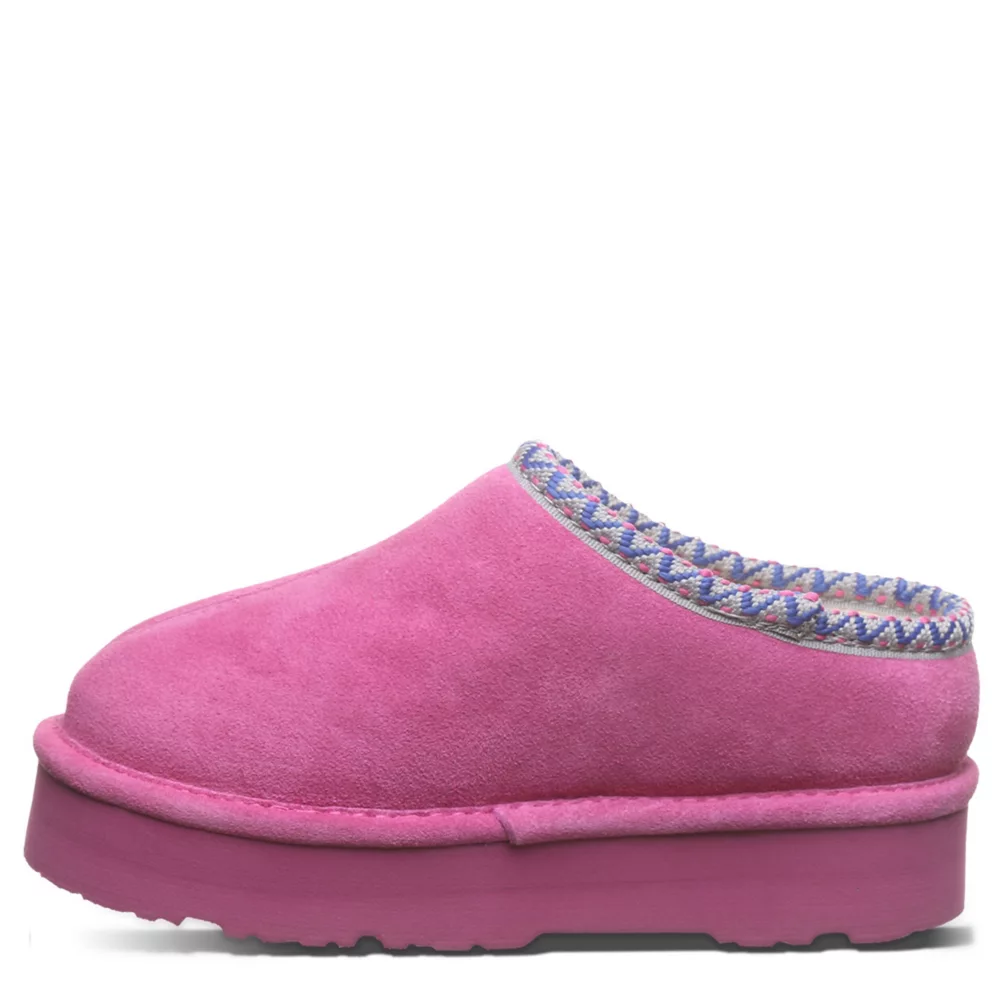 BEARPAW  GIRLS LITTLE-BIG KID MARTIS YOUTH SLIPPER PLATFORM