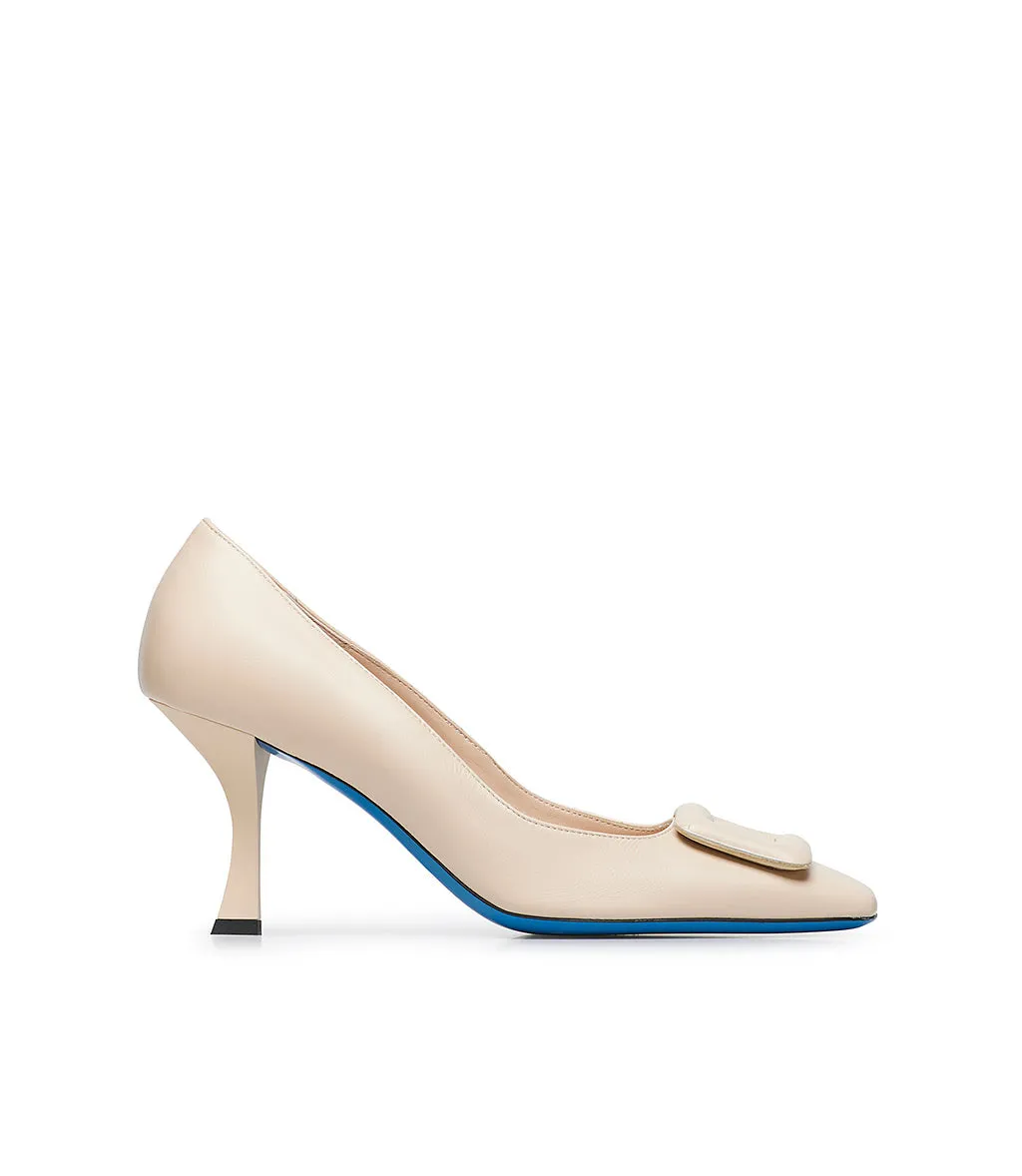 Beige nappa leather pumps - Shop now!