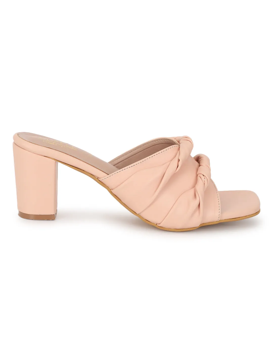 Beige PU Block Mules (TC-KL0001-BEIG)