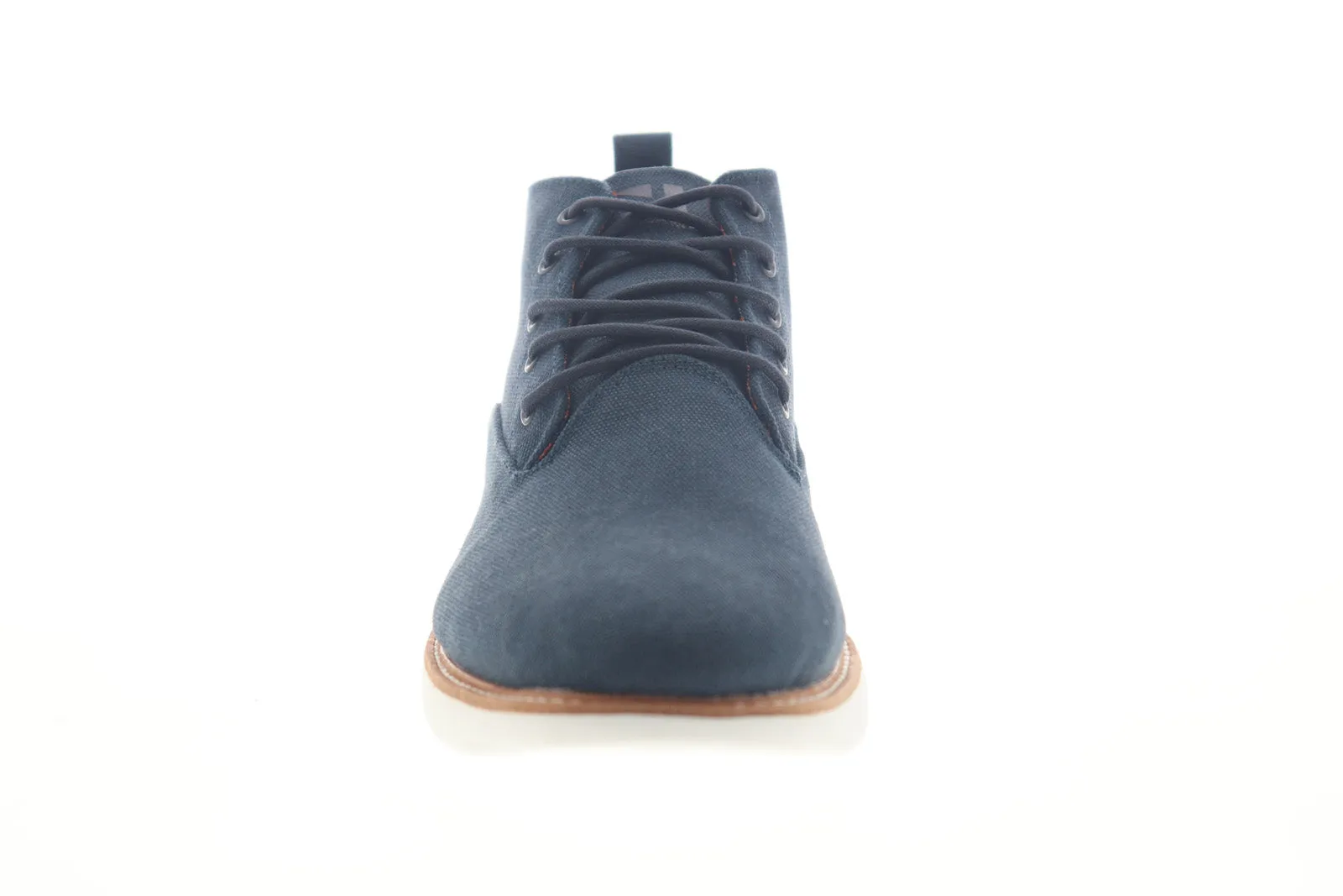 Ben Sherman Omega Casual Chukka Blue Canvas Lace Up Boots