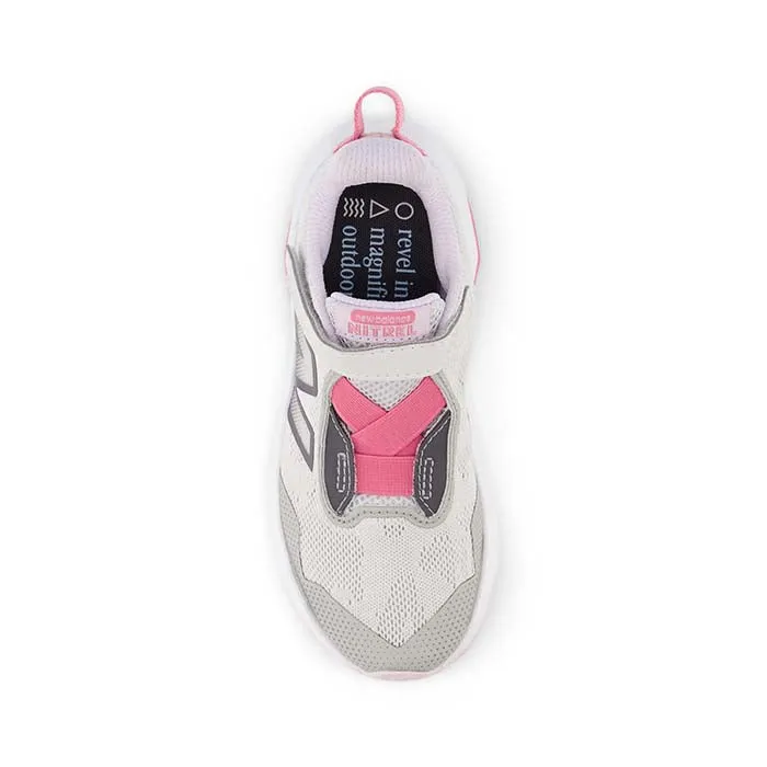 Big Girl New Balance Dynasoft Nitrel v6 in Grey Matter/Real Pink/Quarry Blue