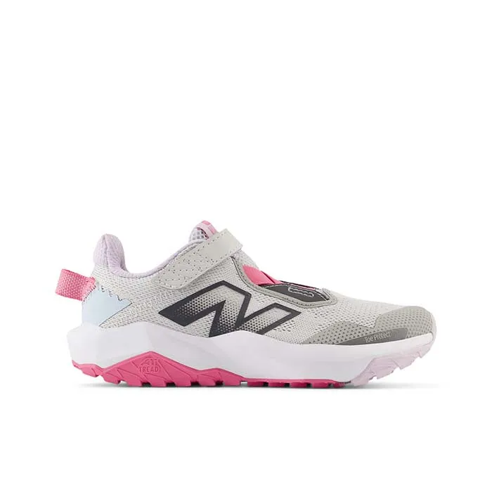 Big Girl New Balance Dynasoft Nitrel v6 in Grey Matter/Real Pink/Quarry Blue