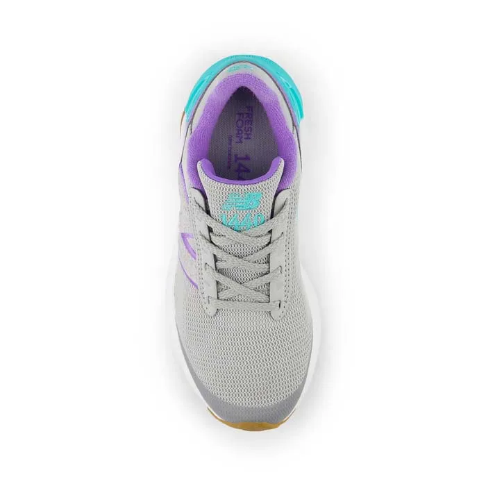 Big Girl New Balance Fresh Foam X 1440 in Raincloud/Violet Crush/Cyber Jade