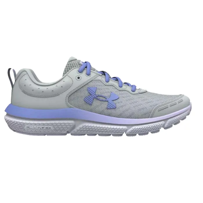 Big Girl Under Armour Assert 10 in Mod Gray/Nebula Purple/Baja Blue