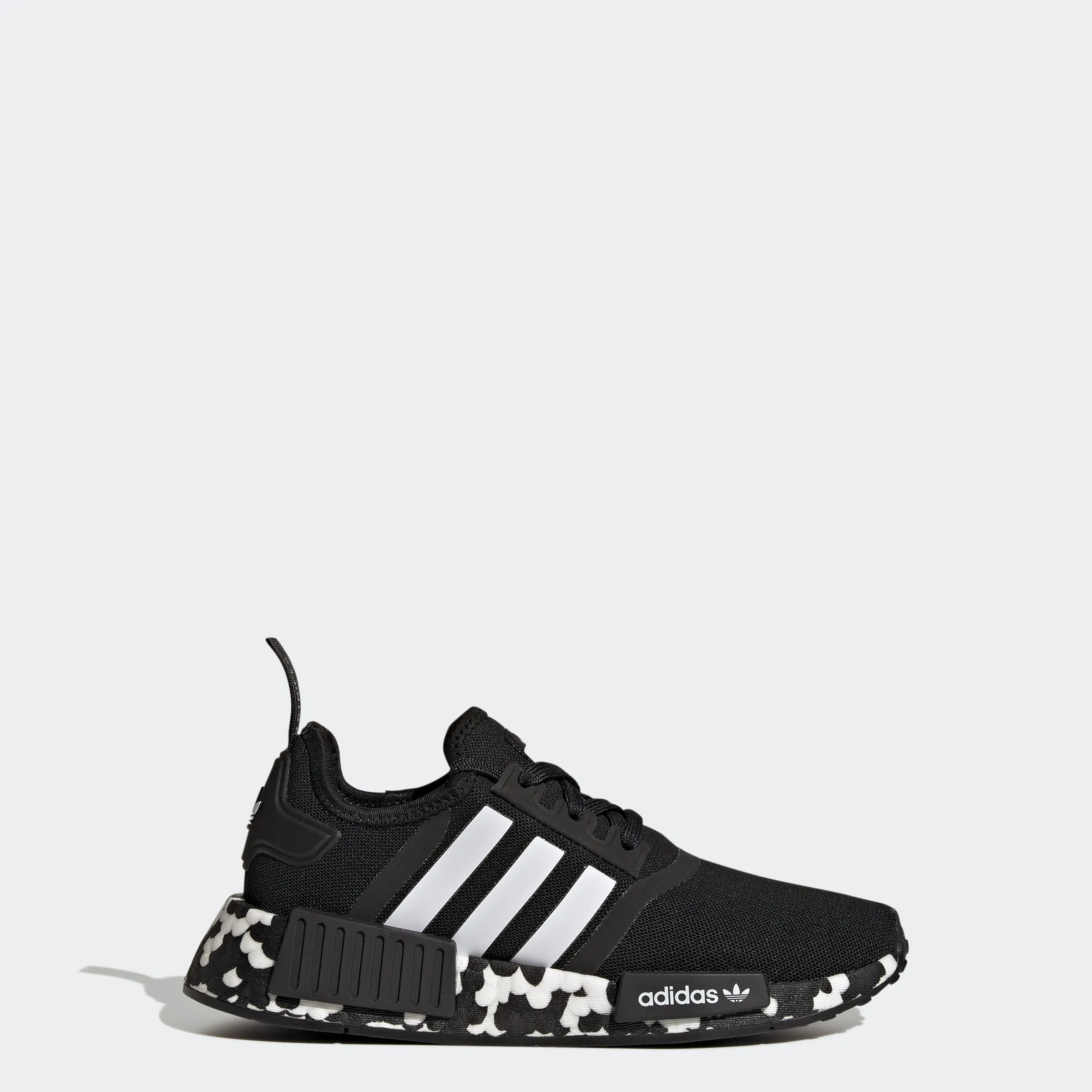 Big Kid adidas Originals NMD_R1 Shoes Black