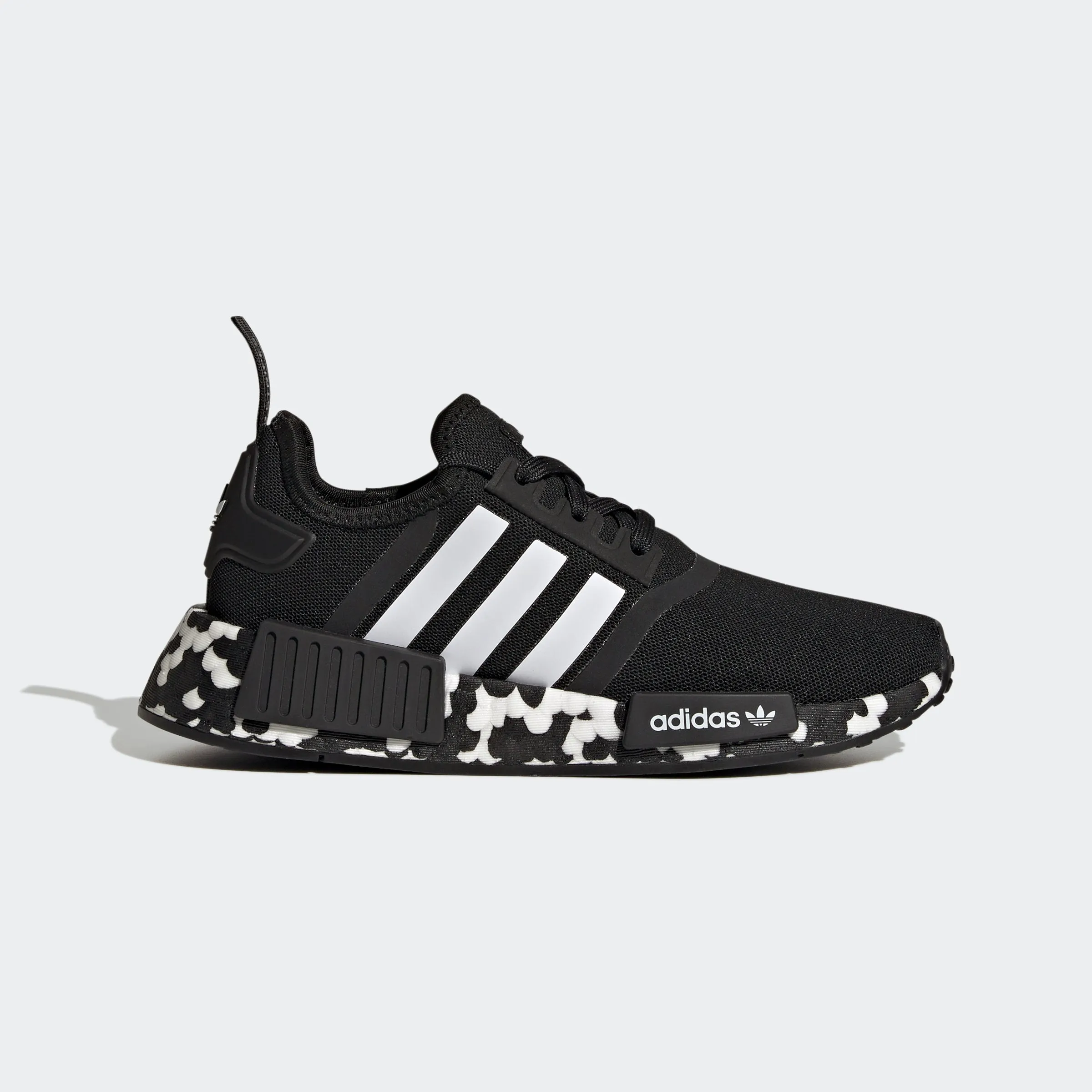 Big Kid adidas Originals NMD_R1 Shoes Black