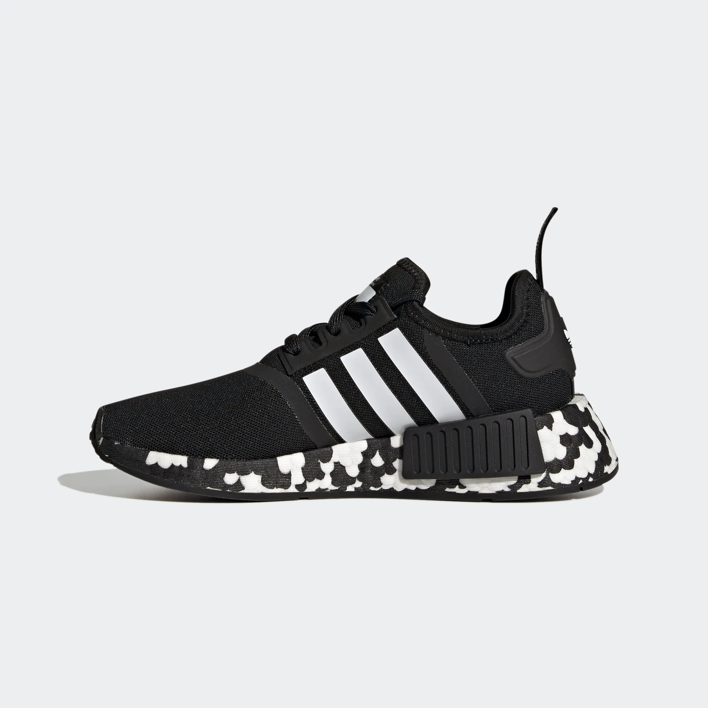 Big Kid adidas Originals NMD_R1 Shoes Black