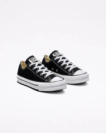 Big Kid Converse Chuck Taylor All Star Lift Platform Black