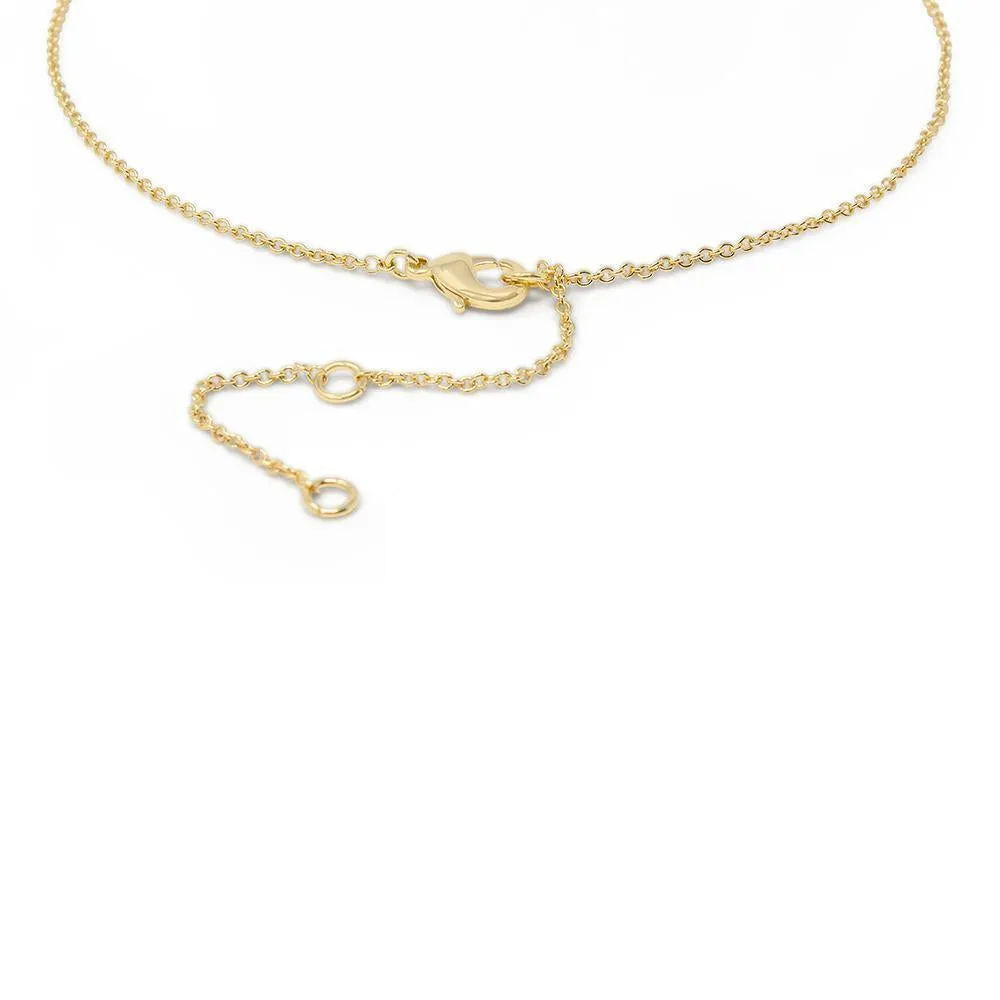 February Birthstone Gold Plated Necklace