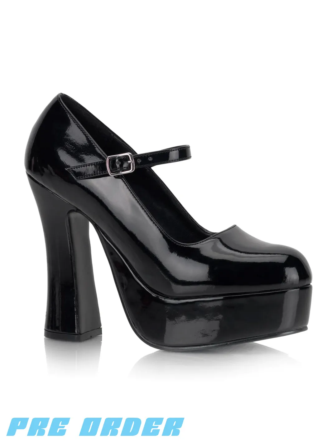 Black Patent Demonia Dolly-50 Shoes - Pre Order Now!