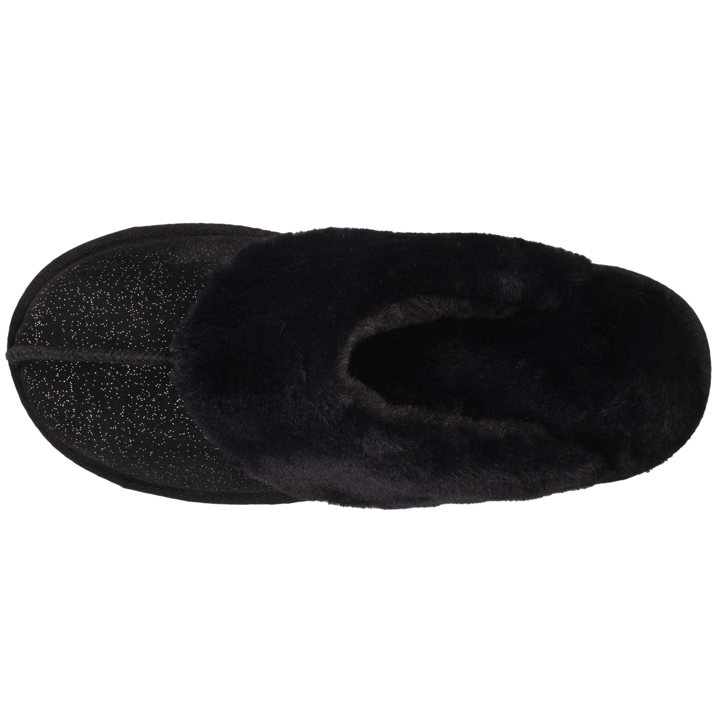 Black Pearl Women's Faux Fur Lined Mule Slippers