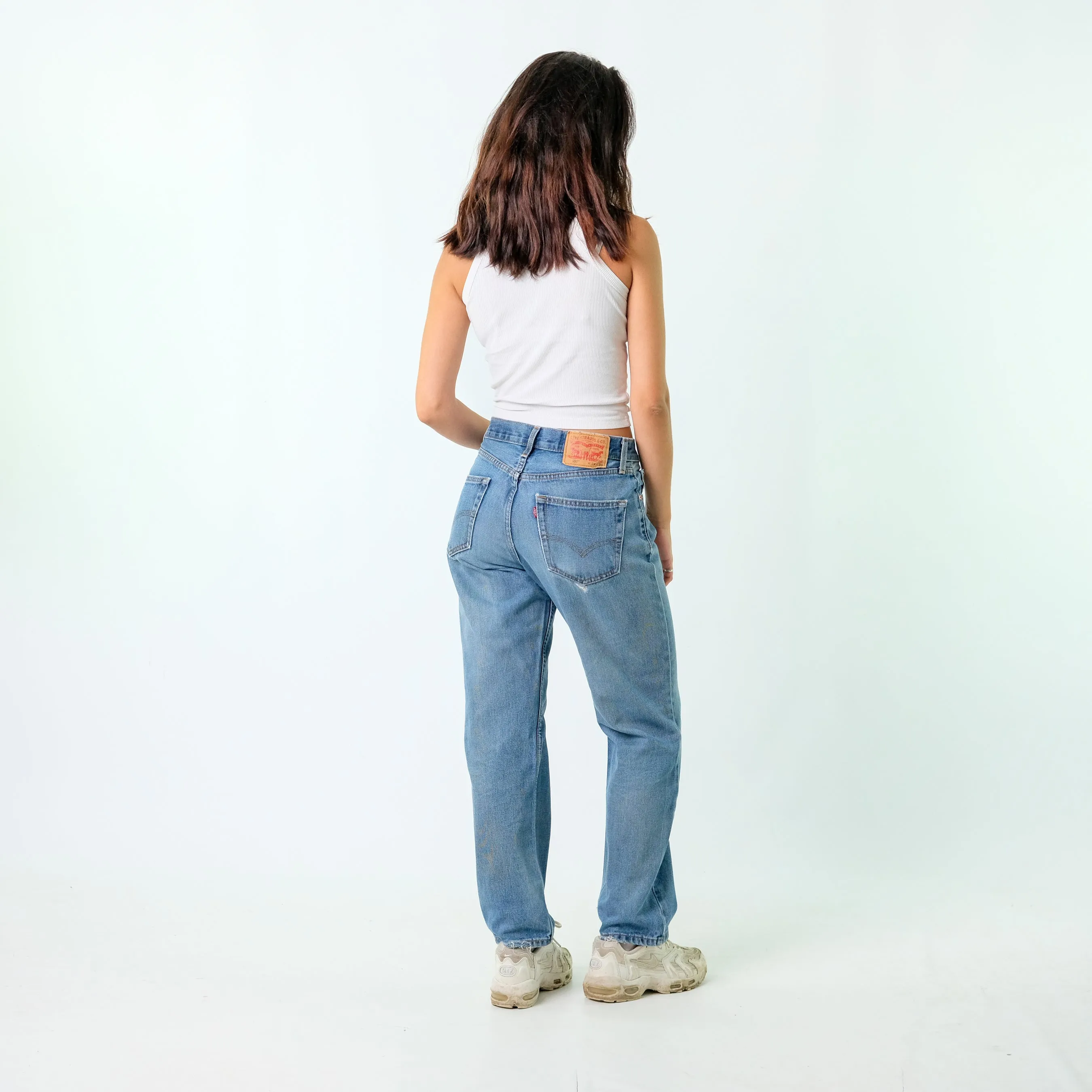 Blue 90s Levi's Denim Jeans Baggy Pants (28x30)