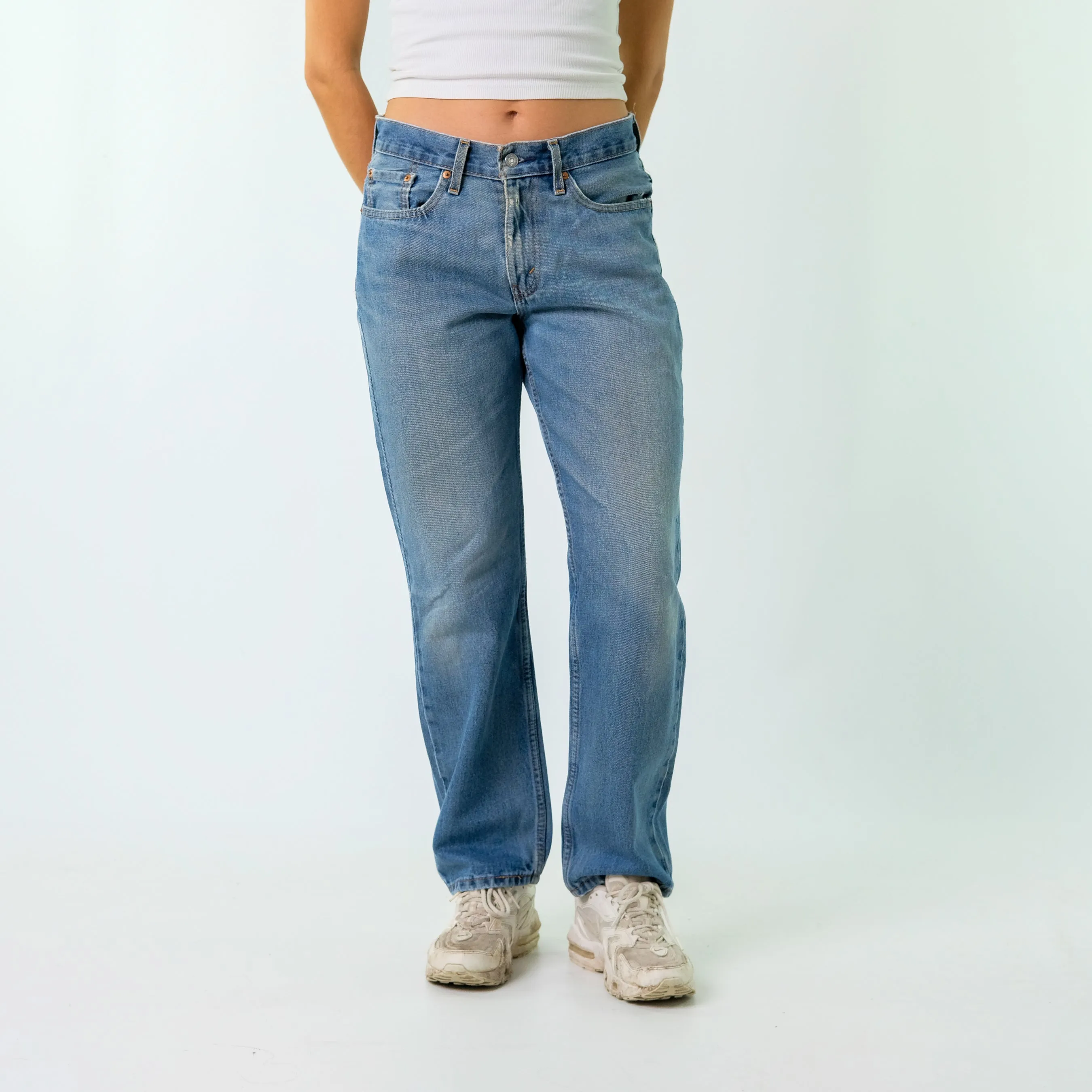 Blue 90s Levi's Denim Jeans Baggy Pants (28x30)