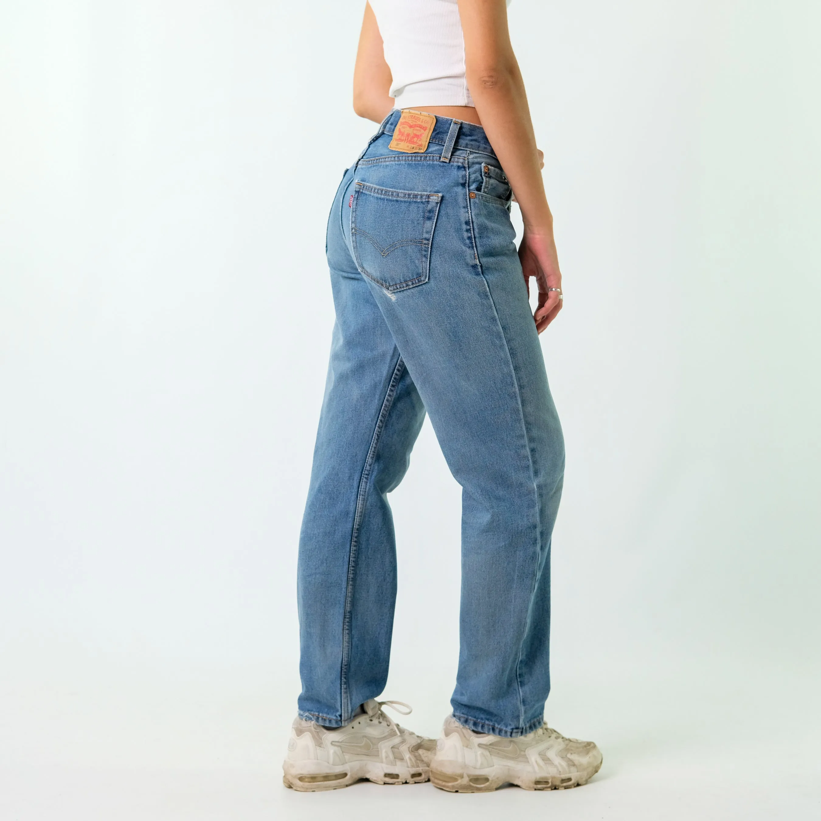 Blue 90s Levi's Denim Jeans Baggy Pants (28x30)