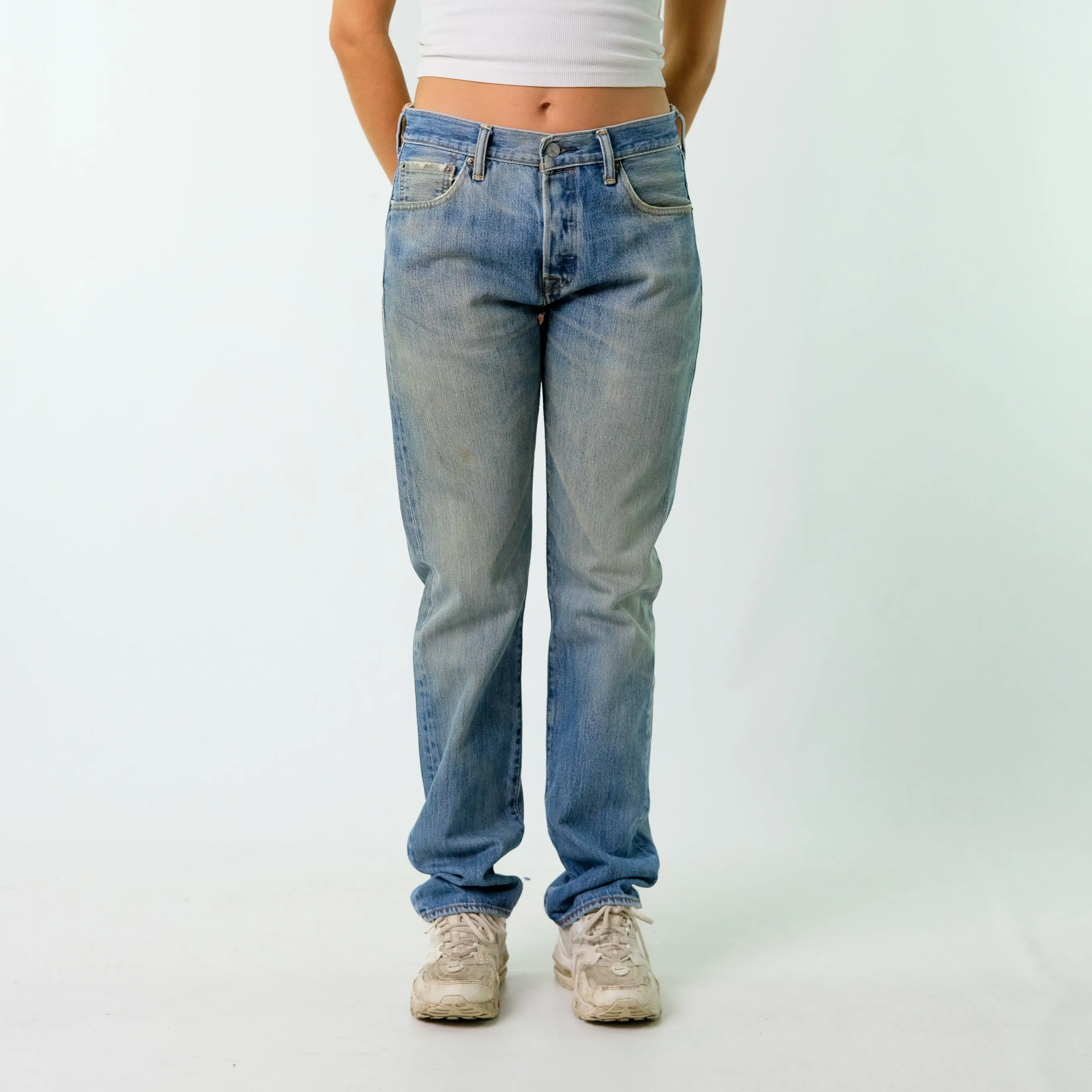 Blue y2ks Levi's Denim Jeans Baggy Pants (30x32)