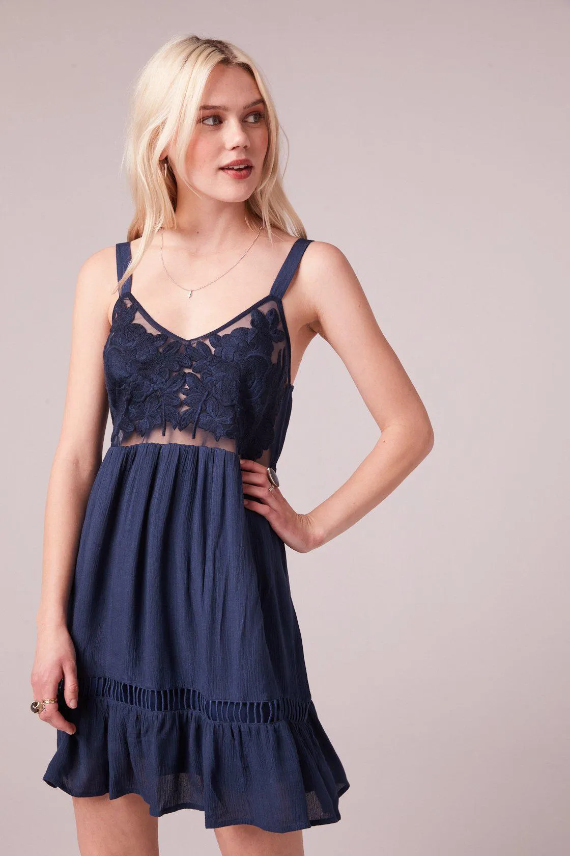 B.O.G Collective Lecce Dress in Navy