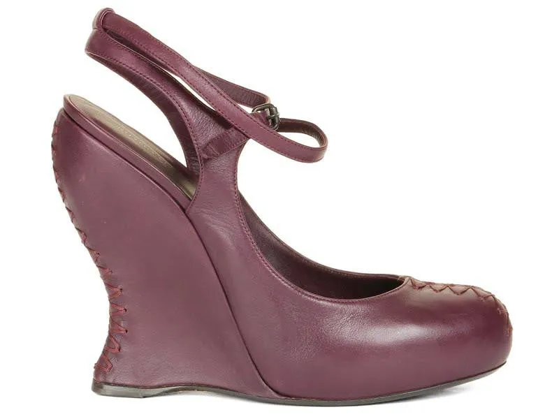 Bottega Veneta Boysenberry Wedge Platform