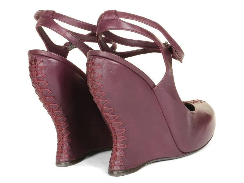 Bottega Veneta Boysenberry Wedge Platform