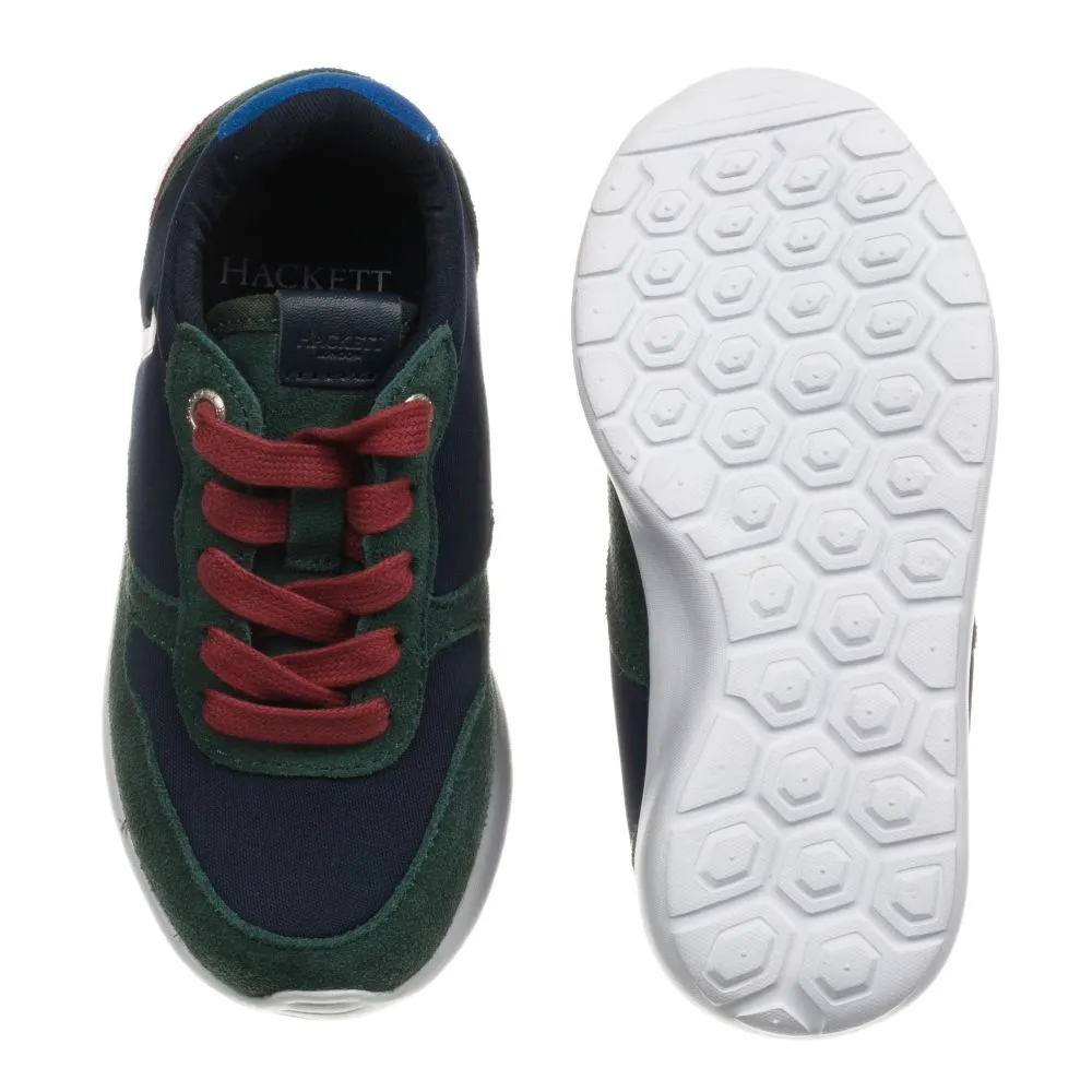 Boys Blue & Green Trainers 