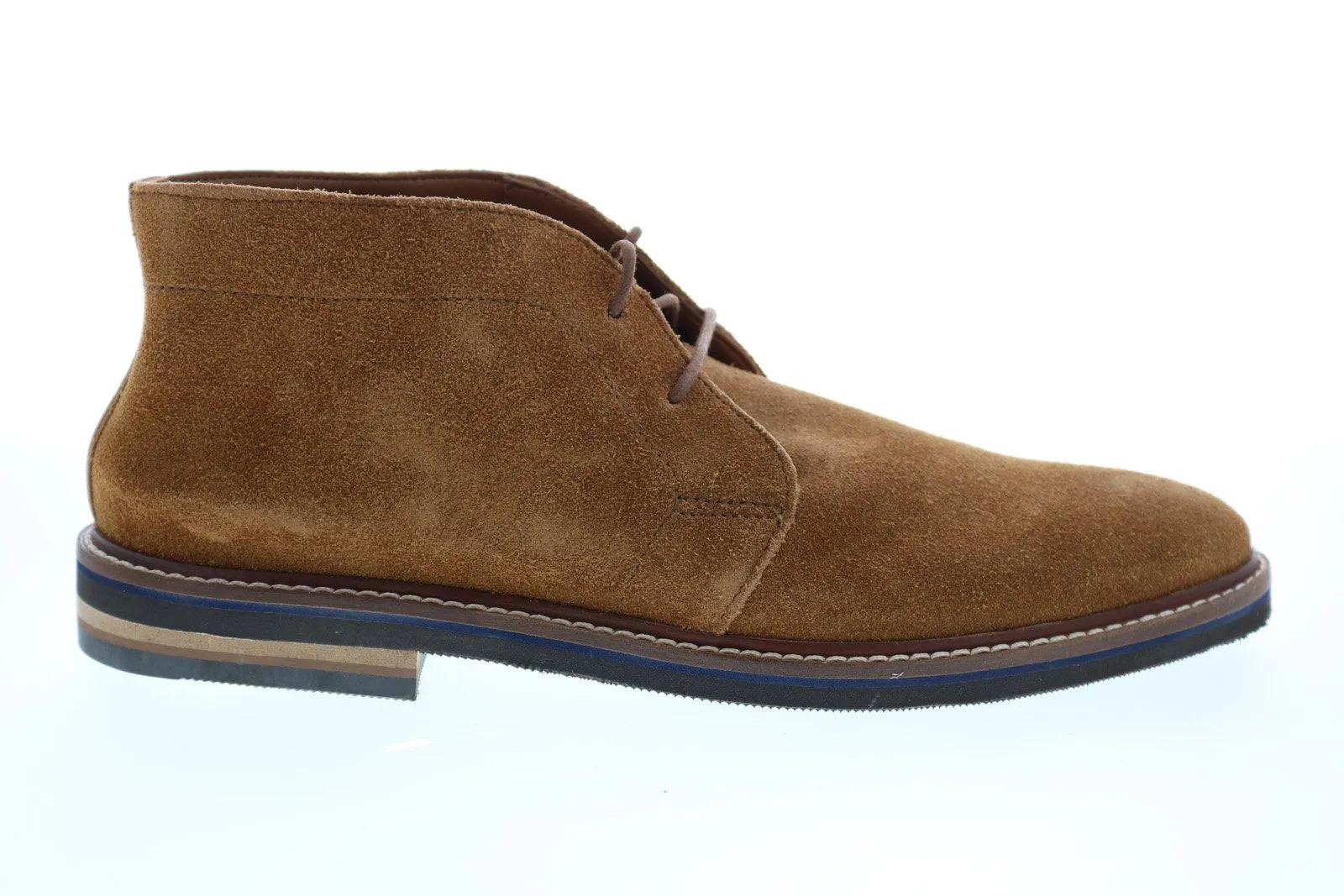 Brown Suede Lace Up Chukka Boots for Men - Bostonian Dezmin Mid 26133408