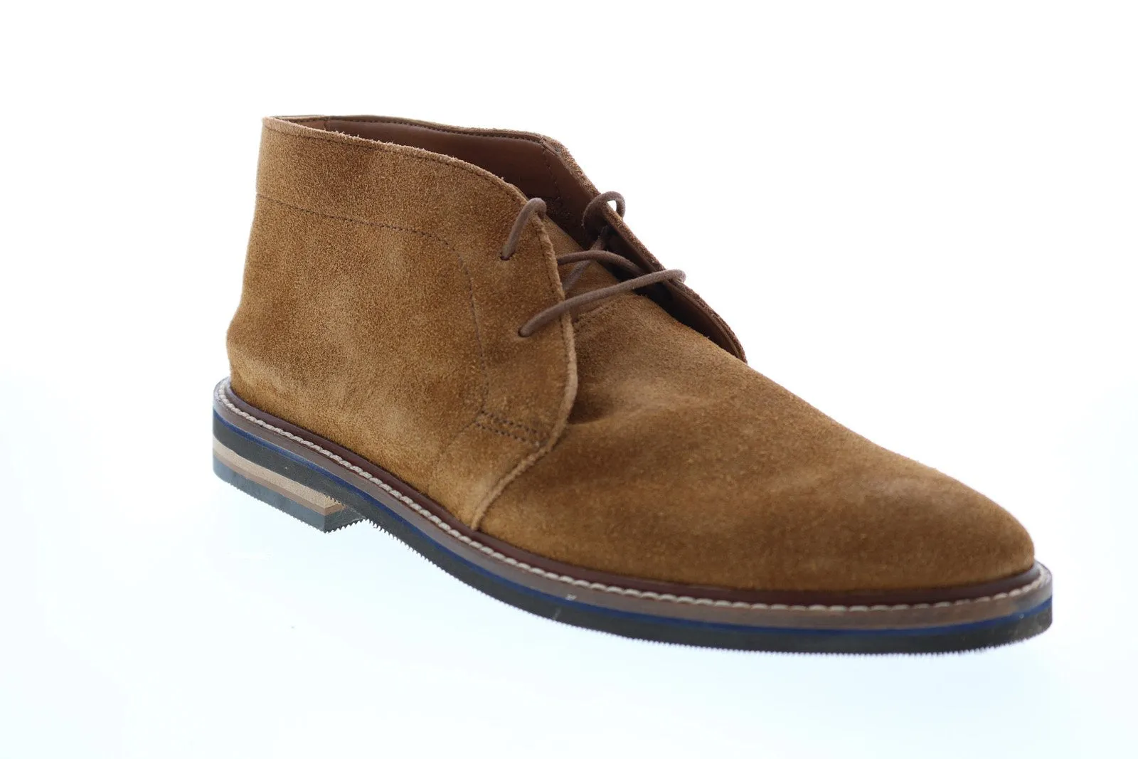 Brown Suede Lace Up Chukka Boots for Men - Bostonian Dezmin Mid 26133408