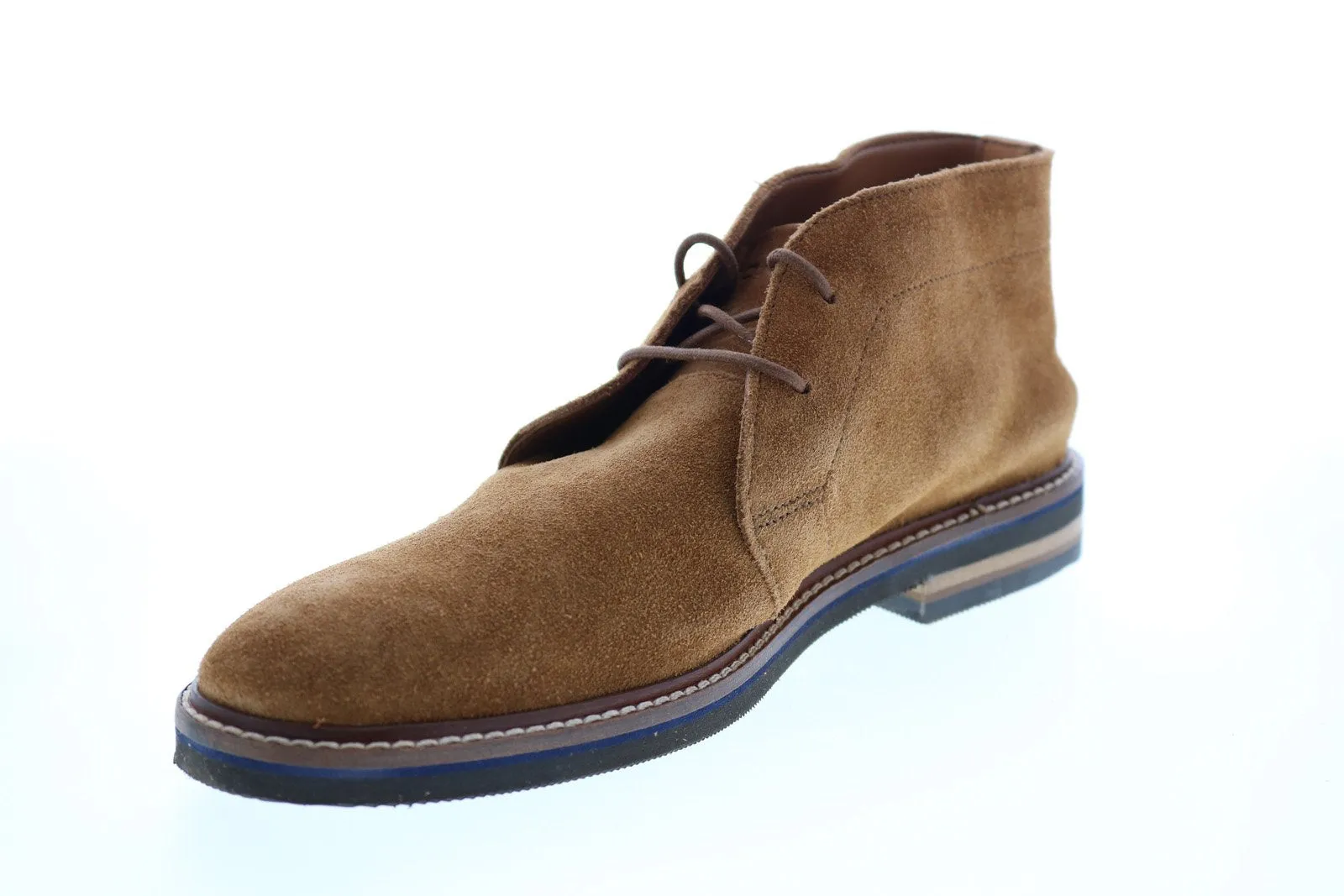 Brown Suede Lace Up Chukka Boots for Men - Bostonian Dezmin Mid 26133408