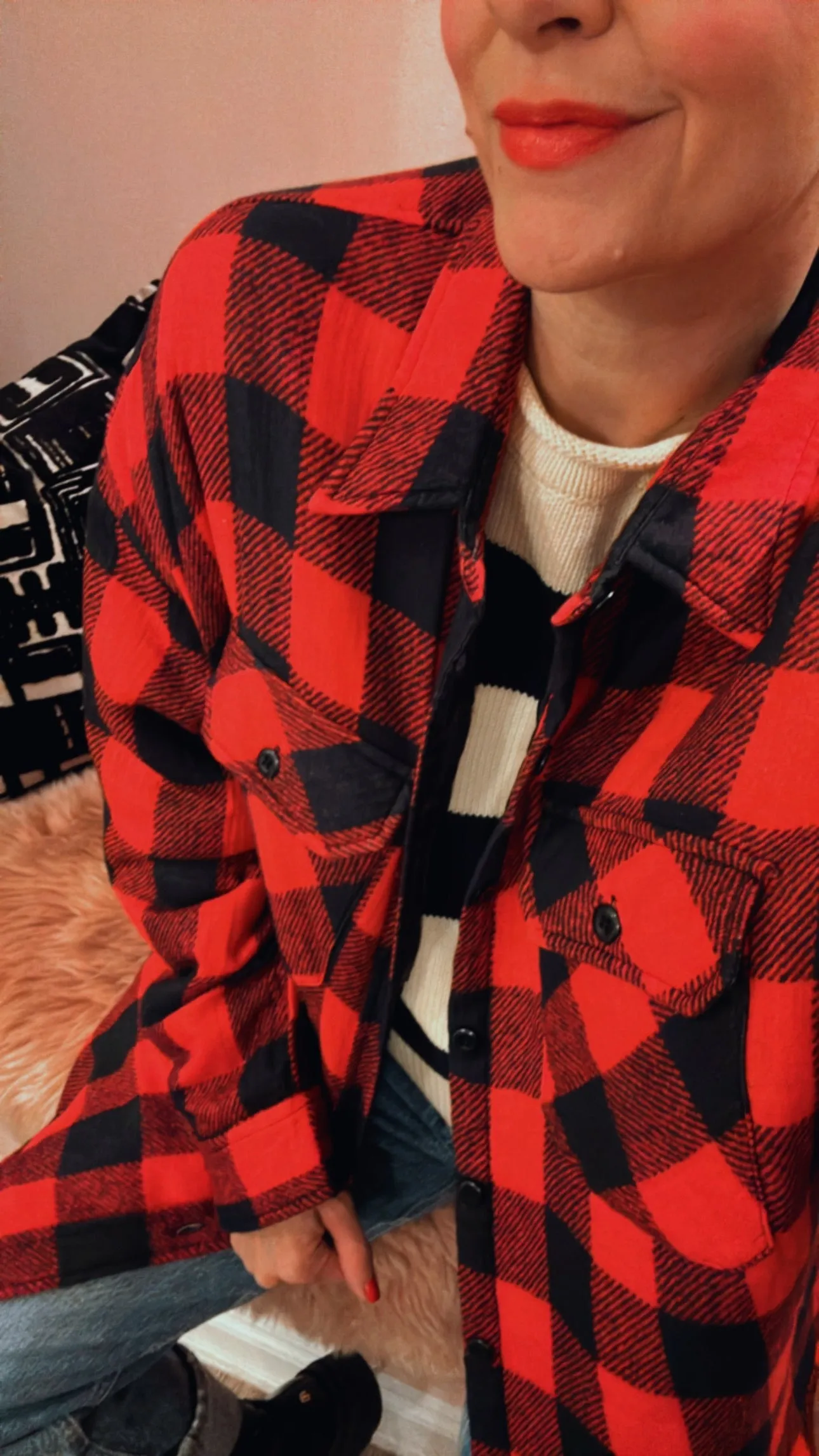 Buffalo Check Shirt Jacket