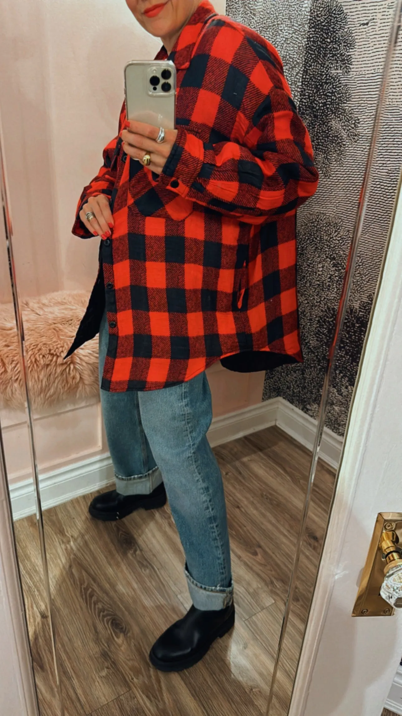 Buffalo Check Shirt Jacket