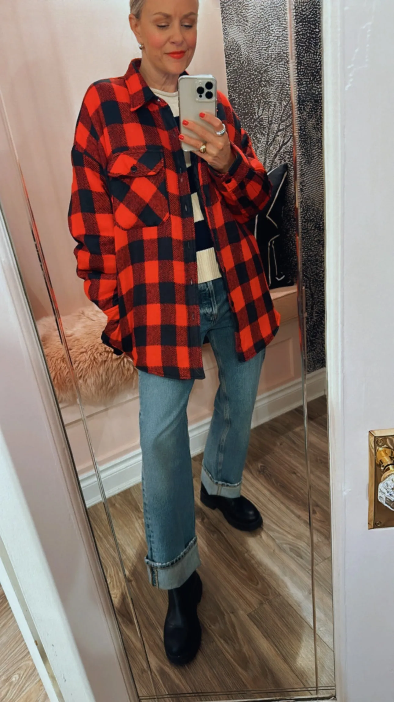 Buffalo Check Shirt Jacket