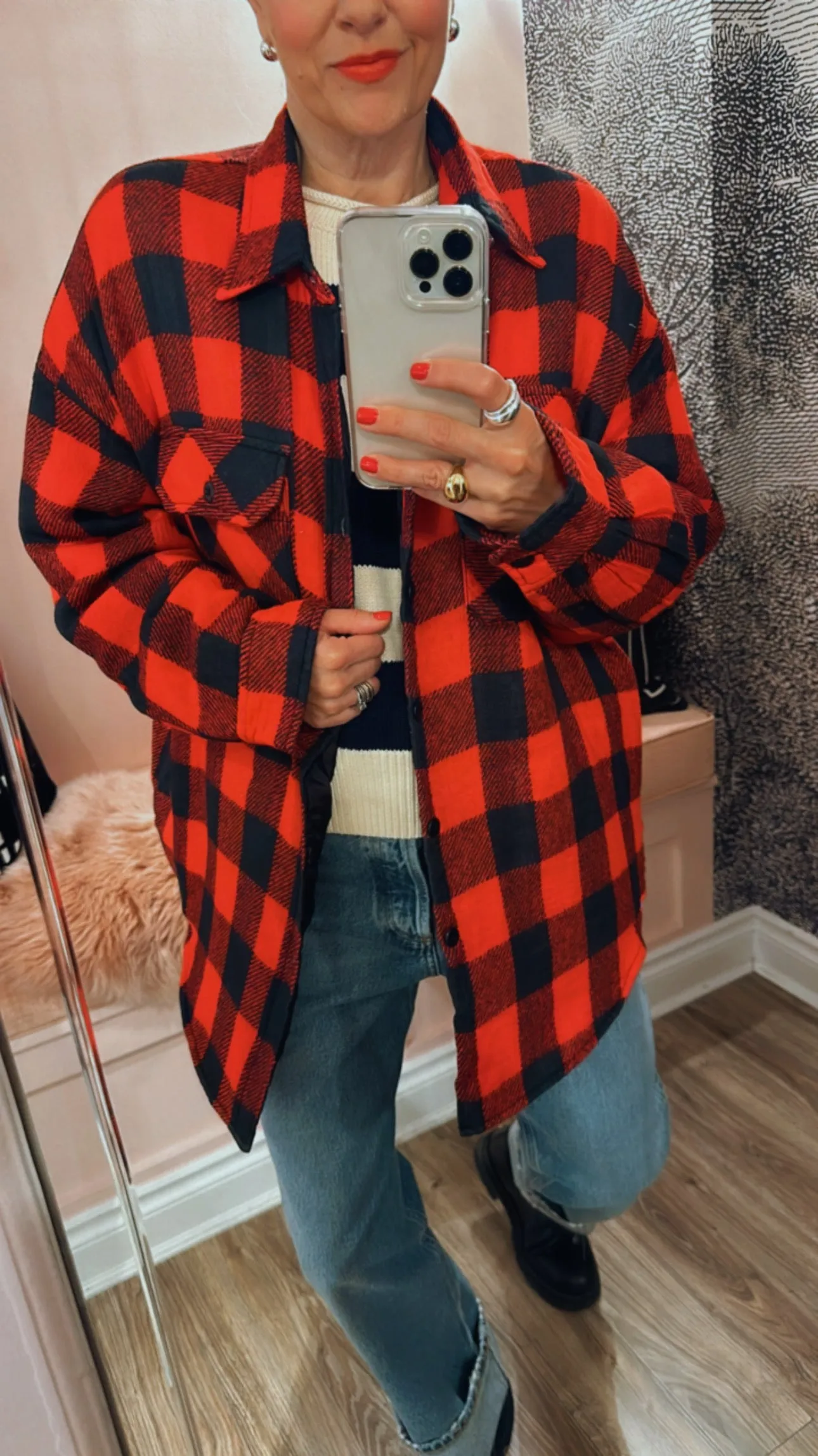 Buffalo Check Shirt Jacket