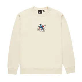 BY PARRA THE CHASE CREW NECK SWEATSHIRT // OFF WHITE