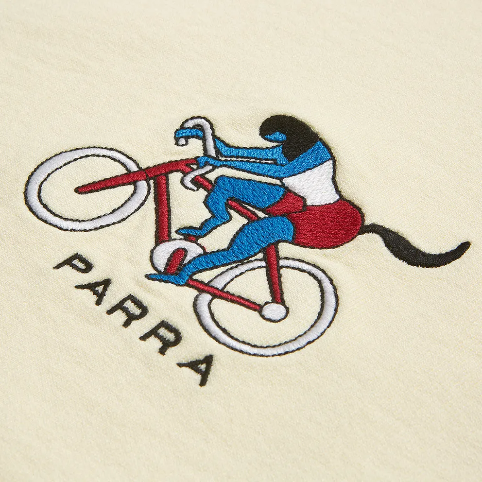 BY PARRA THE CHASE CREW NECK SWEATSHIRT // OFF WHITE