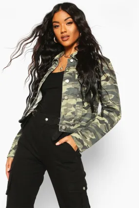 Camouflage Denim Jacket