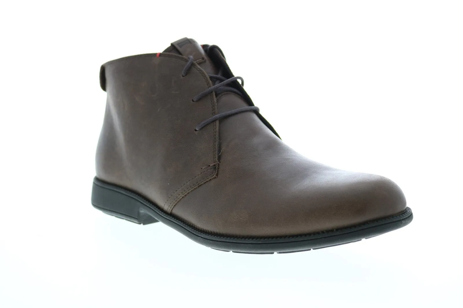 Camper Men's Brown Leather Lace Up Chukka Boots