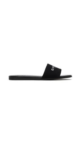 Canvas Black 4G Mules