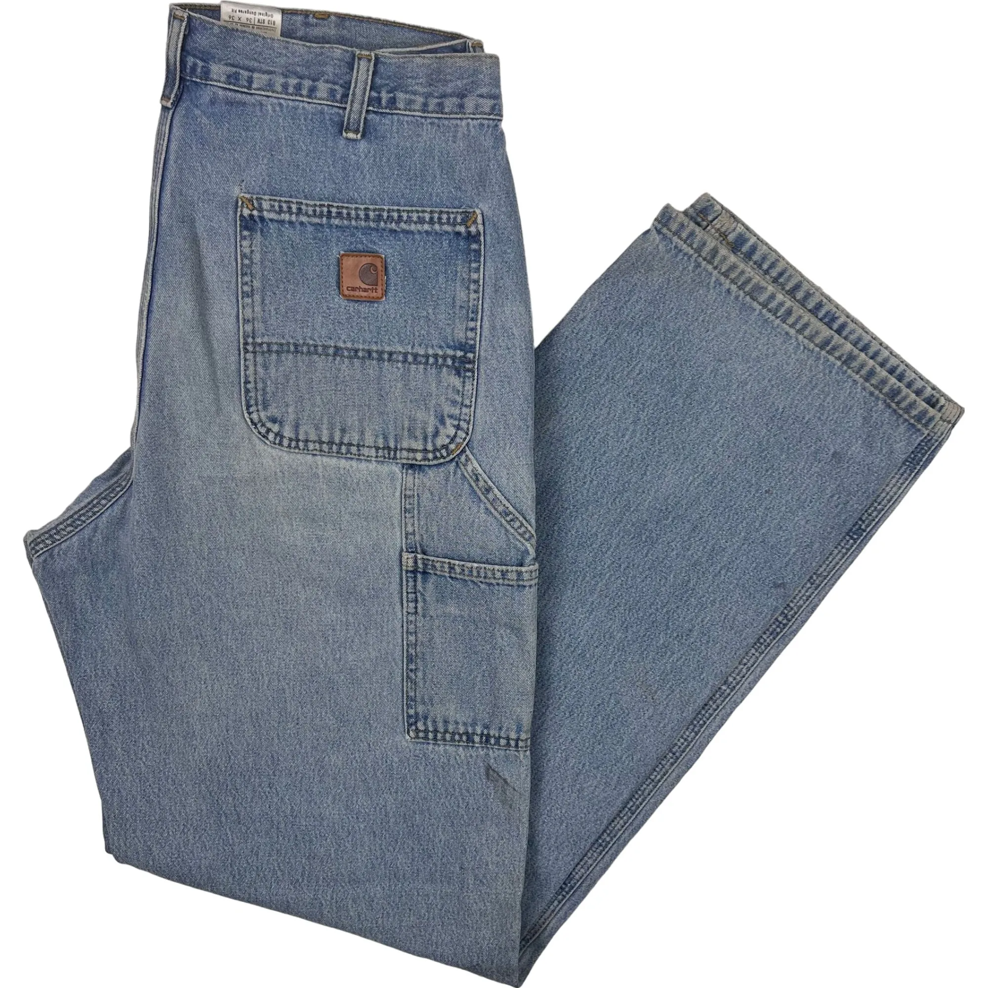 Carhartt Carpenter Denim Workwear Jeans Blue