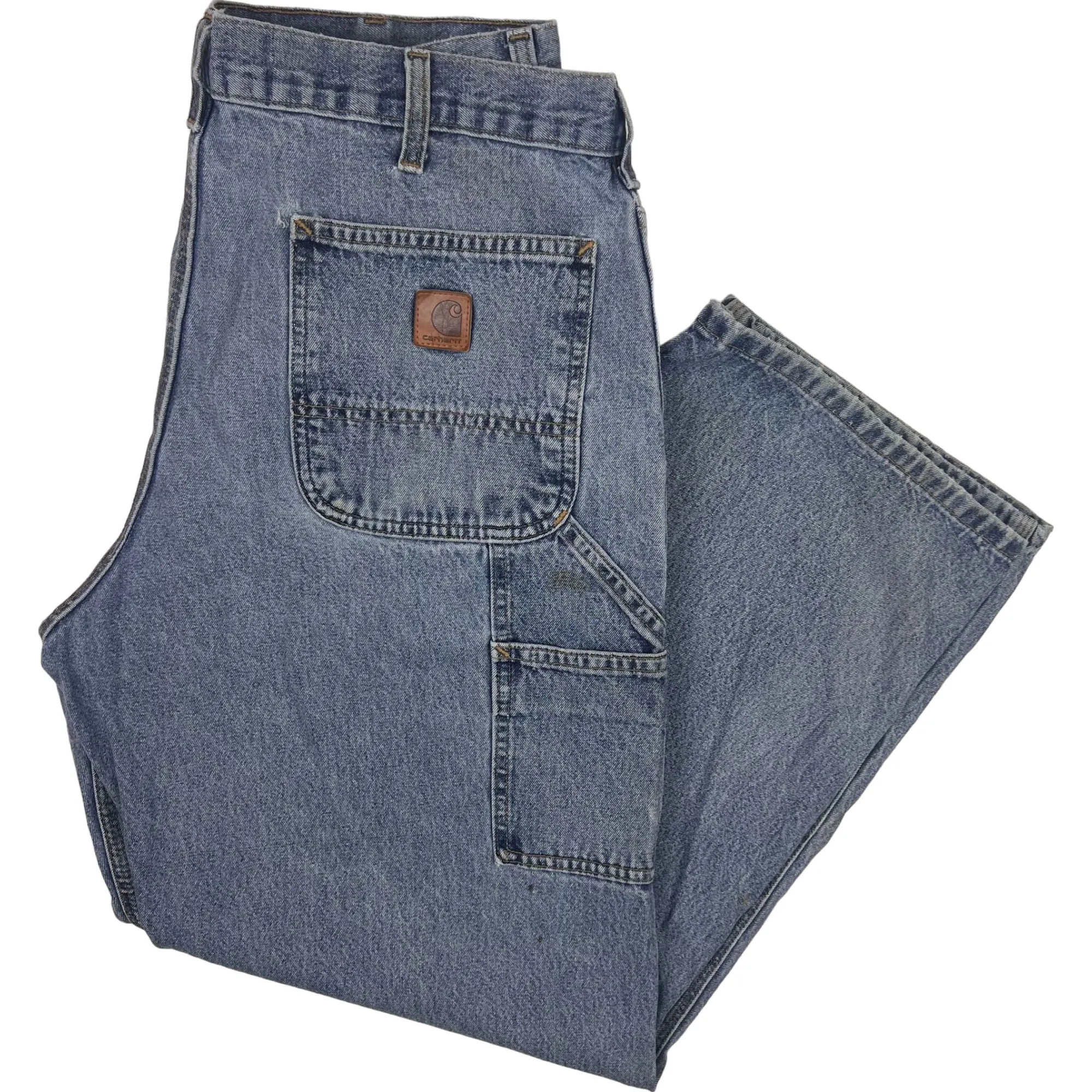 Carhartt Carpenter Workwear Denim Jeans Blue B13 DPS