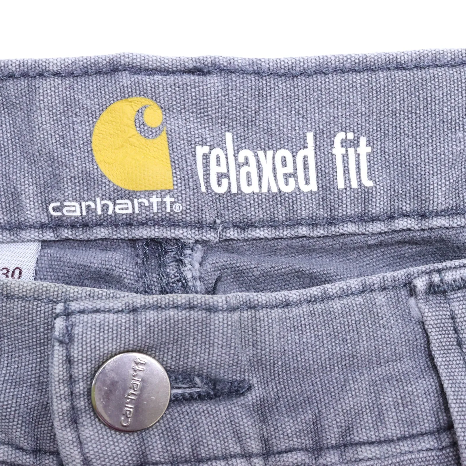 Carhartt Double Knee Grey Work Trousers