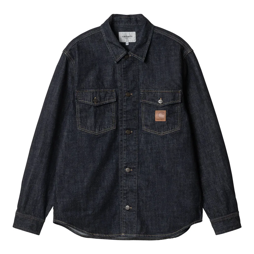 CARHARTT WIP LINCOLN SHIRT JACKET // BLUE (RINSED)