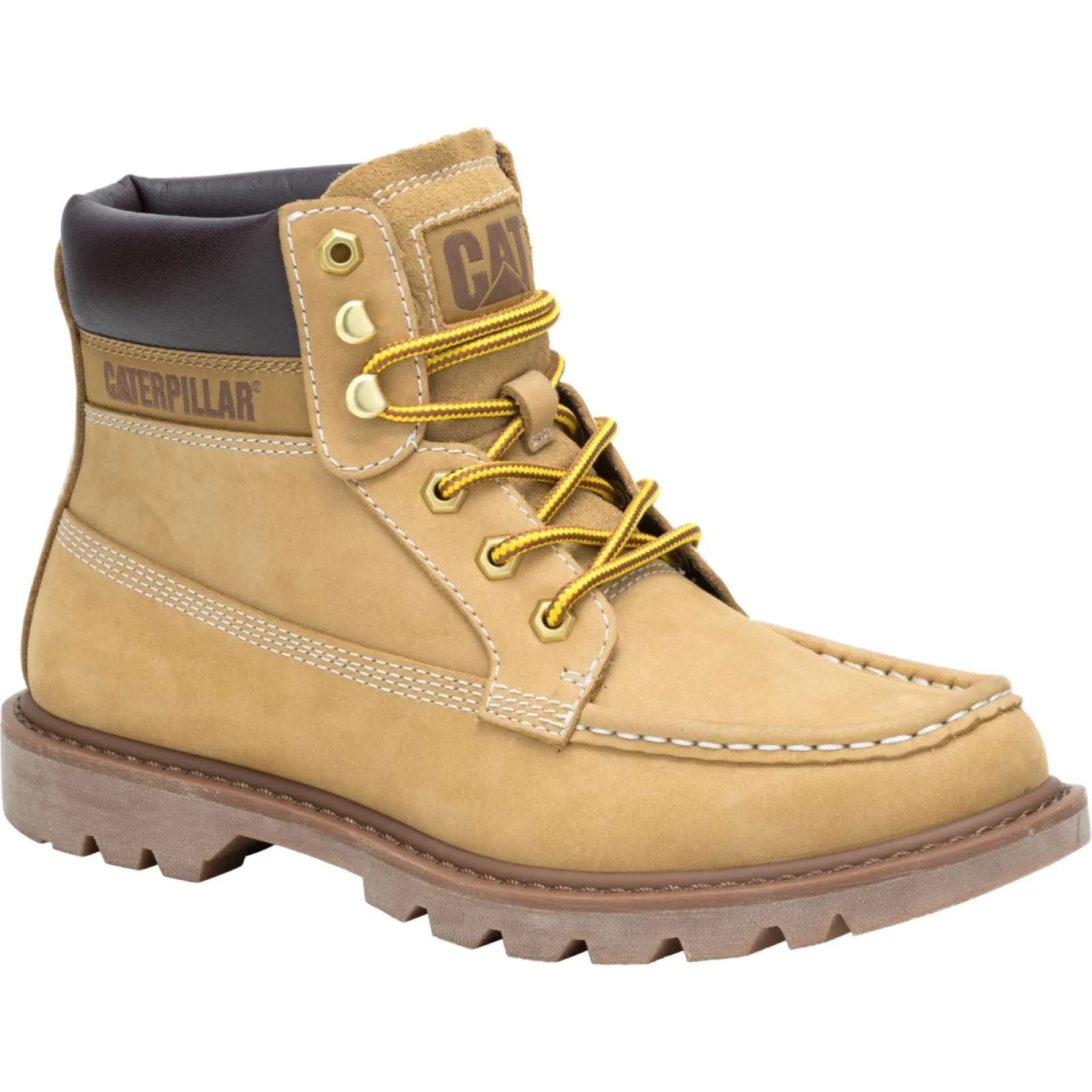 CAT Caterpiller Mens Colorado Moc Toe Leather Ankle Boots