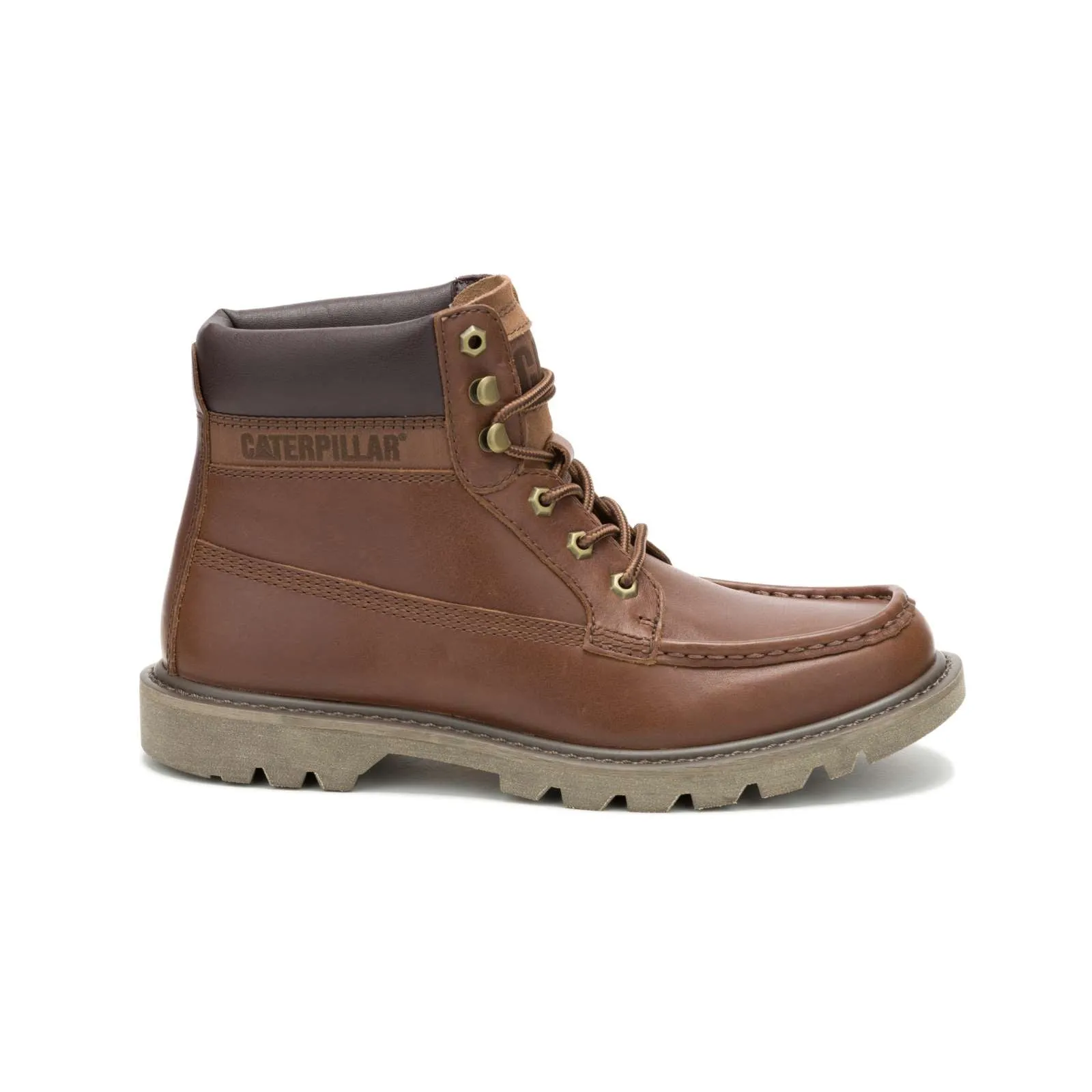 CAT Caterpiller Mens Colorado Moc Toe Leather Ankle Boots