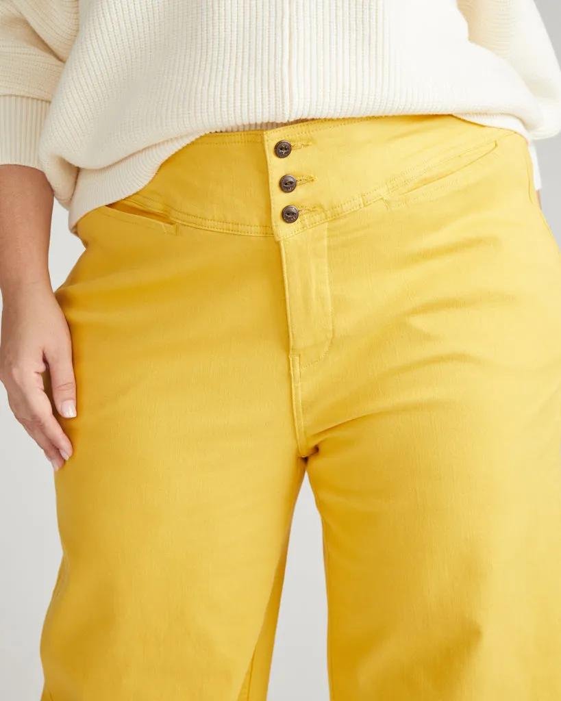 Charlie High Rise Sailor Jeans - Sunshine