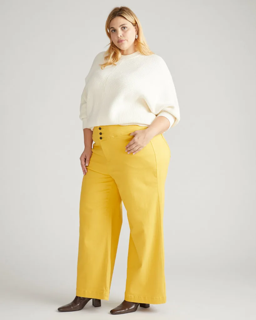 Charlie High Rise Sailor Jeans - Sunshine