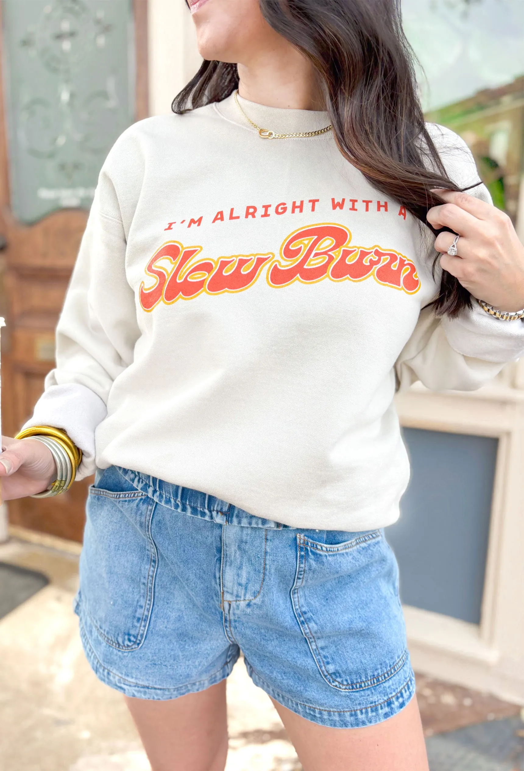 Slow Burn Sweatshirt by Charlie Southern