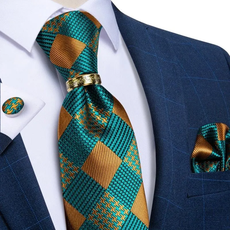 Silk Checkered Tie Collection