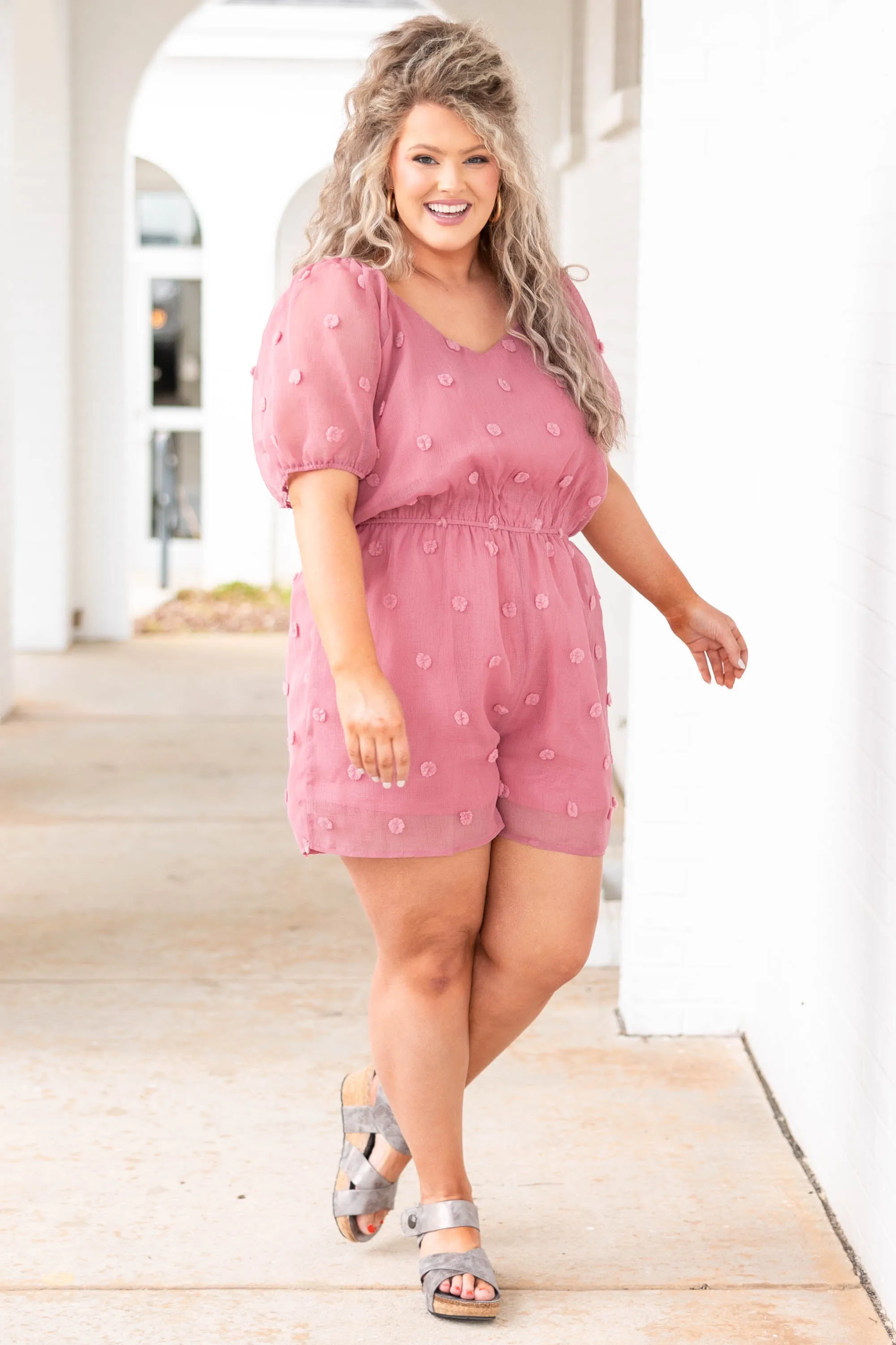 Chic Mauve Romper - Timeless Style